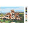 Malowanie po numerach - Tygrys z tygrysica
