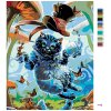 Malowanie po numerach - Kot z Cheshire