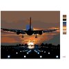 Malowanie po numerach - Odlot w zachodzie słońca