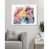 Malowanie po numerach - Kolorowa zebra