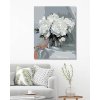 Malowanie po numerach - Białe piwonie