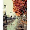 Malowanie po numerach - Jesienny spacer nad rzeką