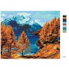 Malowanie po numerach - Jezioro u podnóża góry