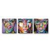 Malowanie po numerach – Komplet – Kolorowe twarze