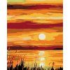 Malowanie po numerach – Komplet – Zachód słońca