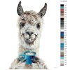 Malowanie po numerach – Lama Holly z kawą