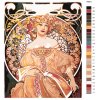 Malowanie po numerach - Alfons Mucha - Marzenie