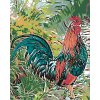 Malowanie po numerach - Kogut w trawie