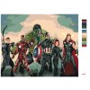 Malowanie po numerach - AVENGERS powracają
