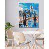 Malowanie po numerach - Brooklyn Bridge (Wariant płótno bez ramy, Rozmiar 40x50 cm)