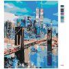 Malowanie po numerach - Brooklyn Bridge (Wariant płótno bez ramy, Rozmiar 40x50 cm)