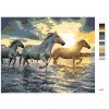 Malowanie po numerach - KONIE W WODZIE