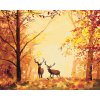Malowanie po numerach - JELENIE W LESIE