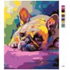 Malowanie po numerach - LEŻĄCY BULDOG