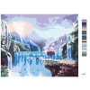 Malowanie po numerach - BAJKOWY KRAJOBRAZ Z WODOSPADAMI