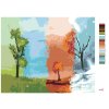 Malowanie po numerach - JEDNO DRZEWO - CZTERY PORY ROKU