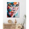 Malowanie po numerach - PORTRET KOLOROWEJ KOBIETY