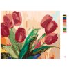Malowanie po numerach - CZERWONE TULIPANY