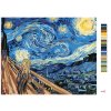 Malowanie po numerach - KRZYK GWIAŹDZISTĄ NOCĄ - INSPIRACJE VAN GOGHIEM