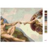 Malowanie po numerach - STWORZENIE ADAMA (MICHELANGELO)