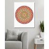 Malowanie po numerach - MANDALA (Wariant płótno bez ramy, Rozmiar 40x50 cm)