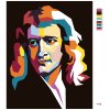 Malowanie po numerach - KOLOROWY ISSAC NEWTON