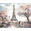Malowanie po numerach - ROMANTYCZNA WIEŻA EIFFLA