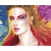 Malowanie po numerach - KOBIETA Z DUŻYM KOLCZYKIEM