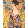 Malowanie po numerach - KOBIETA Z WACHLARZEM (G. KLIMT)