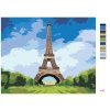 Malowanie po numerach - WIEŻA EIFFLA I BŁĘKITNE NIEBO