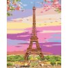 Malowanie po numerach - WIEŻA EIFFLA W WIOSENNYCH KOLORACH