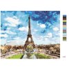 Malowanie po numerach - WIEŻA EIFFLA I BŁĘKITNE NIEBO II