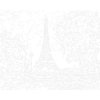 Malowanie po numerach - WIEŻA EIFFLA I CZERWONE DRZEWA