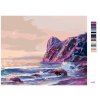 Malowanie po numerach - KOLOROWY ZACHÓD SŁOŃCA NAD MORZEM