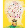 Malowanie po numerach - WIELKANOCNE DRZEWO Z JAJKAMI