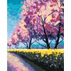 Malowanie po numerach - SAKURY W SŁONECZNYM PARKU