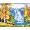 Malowanie po numerach - WODOSPAD W JESIENNYM LESIE