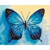 Malowanie po numerach - NIEBIESKI MOTYL