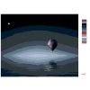 Malowanie po numerach - BALON NA GORĄCE POWIETRZE NAD OCEANEM