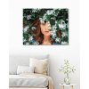 Malowanie po numerach - RUDOWŁOSA KOBIETA I BIAŁE KWIATY