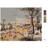 Malowanie po numerach - ZIMOWY PEJZAŻ Z ŁYŻWIARZAMI I PUŁAPKĄ NA PTAKI (PIETER BRUEGEL)