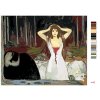 Malowanie po numerach - ASHES - POPIOŁY (EDVARD MUNCH)