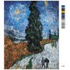 Malowanie po numerach - DROGA Z CYPREM I GWIAZDĄ (VINCENT VAN GOGH)