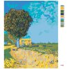 Malowanie po numerach - ALEJA Z DOMAMI W ARLES (VINCENT VAN GOGH)