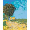 Malowanie po numerach - ALEJA Z DOMAMI W ARLES (VINCENT VAN GOGH)