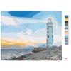 Malowanie po numerach - ŚWIECĄCA LATARNIA NAD MORZEM