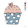 Malowanie po numerach - CUPCAKE Z SERCEM 2 (HALEY BUSH)