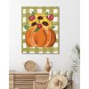 Malowanie po numerach - DYNIA I SŁONECZNIK W KRATKĘ (HALEY BUSH)