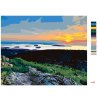 Malowanie po numerach - KRAJOBRAZ Z ZACHODEM SŁOŃCA (TED DAVIS)