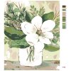 Malowanie po numerach - ZIMOWE MAGNOLIE W SZKLANCE 2 (HALEY BUSH)
